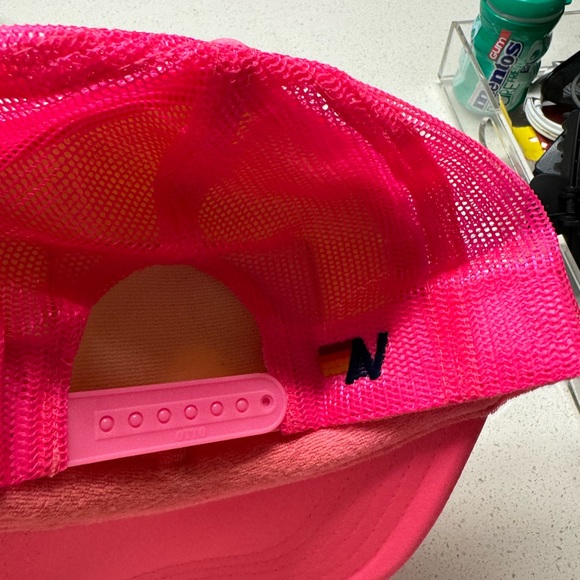 Aviator nation hot pink trucker hat - Picture 4 of 5